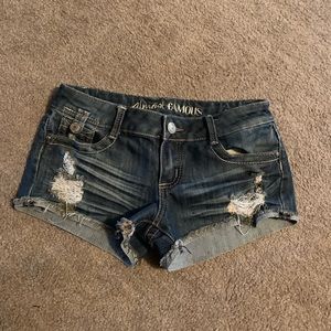 Almost famous jean shorts